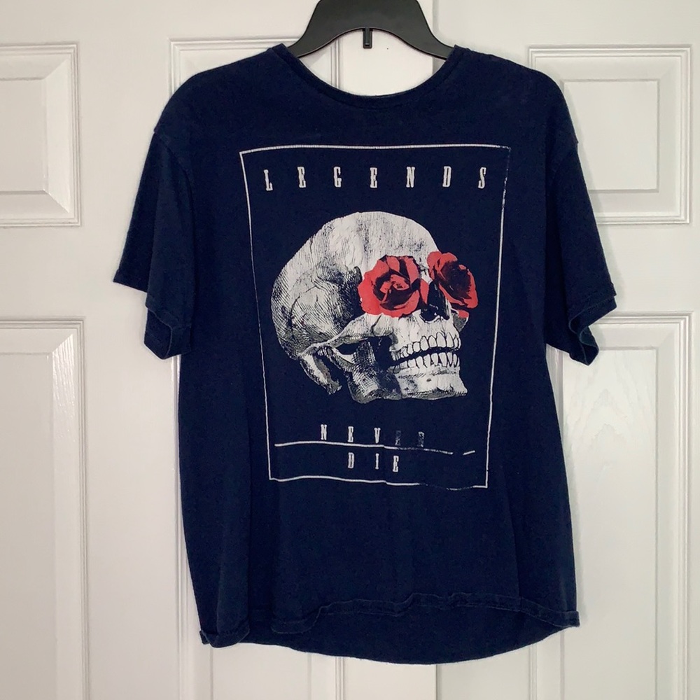 Navy Blue Graphic T-Shirt